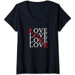 Mujer amor Camiseta Cuello V