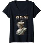 Mujer Divine Female Girl Power Empower - Camiseta gráfica para mujer Camiseta Cuello V