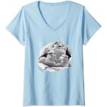 Mujer Ghostbusters Mini Pufts Breaking Through Chest Big Poster Camiseta Cuello V