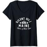 Mujer Silent Hill "Hogar del lago Toluca" estilo vintage Camiseta Cuello V