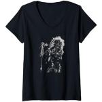 Mujer Tina Turner actuando en vivo Camiseta Cuello V