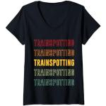 Mujer Trainspotting Amante, Trainspotting retro Camiseta Cuello V