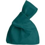 Bolsos verdes de terciopelo de mano con estampados para mujer 