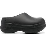 Sneakers negros de goma sin cordones con logo adidas Stan Smith para mujer 