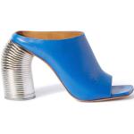Zapatos azules de cuero de tacón de primavera con logo Off-White talla 39 para mujer 