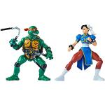 Bandai - Multipack Tortugas Ninja y Street Fighter - Mike vs Chun Li Multicolor P81252