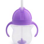 Munchkin Click Lock™ Tip & Sip taza con pajita Purple 6 m+ 207 ml