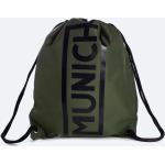 Bolsas verdes de entrenamiento para vuelta al cole con logo MUNICH 