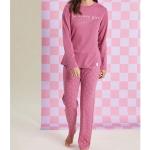 Pijamas rosas talla XS para mujer 