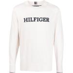 Jerséis blancos de algodón cuello redondo rebajados manga larga con cuello redondo con logo Tommy Hilfiger Sport para hombre 