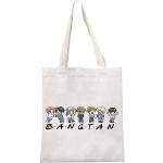 MYSOMY K-pop Bangtan Boys Gifts Bangtan Tote Bag K-pop Army Girl Fans Gifts K-pop K-POP Music Lover Bolsa de viaje K-Pop Merch, Reino Unido Bang-tan Tb, Talla única