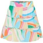 Faldas multicolor de cintura alta rebajadas de verano Naf Naf talla S para mujer 