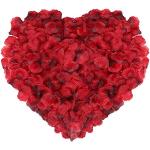 Flores artificiales rojas de carácter romántico floreadas 