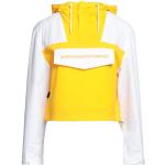 Cazadora con capucha  amarillas de poliamida rebajadas tallas grandes manga larga cortaviento Napapijri talla XS para mujer 