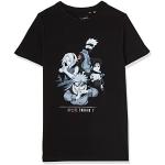 Naruto Bonarutts020 Camiseta, Negro, 6 Años para Niños