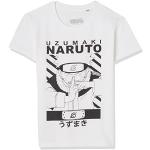 Naruto Bonarutts026 Camiseta, Blanco, 6 Años para Niños