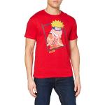 Camisetas rojas Naruto talla L para hombre 