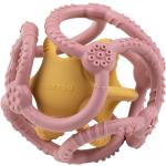 NATTOU Teether Silicone Ball 2 in 1 mordedor Pink / Yellow 4 m+ 2 ud