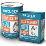 Naturea - Alimento en paté para perros - Pollo con atún y salmón - Cantidad: 375 g
