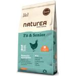 Naturea Elements Fit & Senior - Pienso seco para perro adulto y senior para control de peso - Pollo - Cantidad: 12 kg