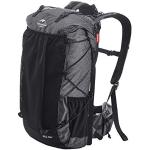 Naturehike Rock 60+5L Mochila de senderismo con armazón interno para camping al aire libre mochila de viaje (Negro 60+5L)