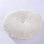 Almohada redonda de terciopelo 35 cm de diámetro 