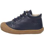 Naturino Cocoon-Zapatos de Piel para Primeros Pasos, Azul Marino 24