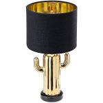 Lámparas doradas de cerámica de rosca E14 de mesa vintage 
