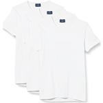 Navigare 571, Camiseta Para Hombre, Blanco, Large (talla del fabricante: 5), Pack de 3
