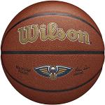 Balones de cuero de baloncesto rebajados New Orleans Pelicans con logo Wilson para mujer 