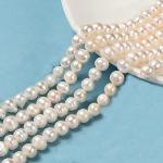 Collares blancos de perlas de perlas vintage 