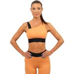 Calcetines deportivos naranja de goma Oeko-tex transpirables asimétrico talla XS para mujer 
