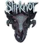 Nemesis Now Abrebotellas con Licencia Oficial de Slipknot Infected Goat Logo montado en la Pared, Resina, Negro, 30 cm