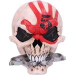 Nemesis Now Officially Licensed Five Finger Death Punch Mascot Skull Box, Bone Caja con diseño de Calavera de Cinco Dedos, Producto Oficial, Hueso, 18 cm