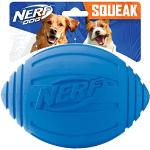 Juguetes azules de goma para perros Nerf 