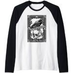 Nevermore Quoth El Cuervo Edgar Allan Poe Camiseta Manga Raglan