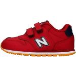 Sneakers rojos de goma con velcro con velcro informales New Balance talla 22,5 infantiles 