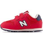 New Balance 500 Hook & Loop Sneaker, Red, 35 EU