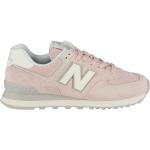 Zapatillas rosas de goma de running rebajadas New Balance 574 talla 36 para mujer 