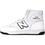Zapatillas blancas de goma de piel rebajadas con logo New Balance talla 40 para mujer 
