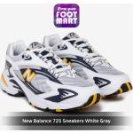Zapatillas blancas de tenis New Balance 725 para mujer 
