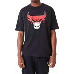 Camisetas negras Chicago Bulls informales con logo NEW ERA talla M para mujer 