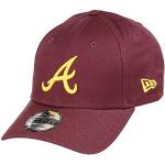 Gorras doradas de algodón de béisbol  Atlanta Braves con logo NEW ERA 9FORTY Talla Única para mujer 