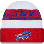 New Era Buffalo Bills NFL 2023 Sideline Tech Knit OTC White Beanie