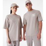 Camisetas marrones de algodón de algodón  New York Yankees con logo NEW ERA 
