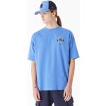 Camisetas azules de algodón de algodón  New York Yankees con logo NEW ERA 