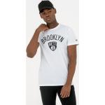 Camisetas blancas Brooklyn Nets con logo NEW ERA NBA 