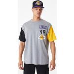 Camisetas grises LA Lakers / Lakers con logo NEW ERA NBA 