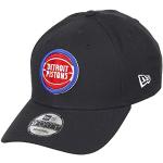 New Era Detroit Pistons 9forty Adjustable Snapback Cap NBA Essential Black - One-Size