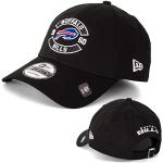 New Era Gorra 9FORTY Basecap para hombre MLB NBA NFL edición limitada, Buffalo Bills negro, Talla única